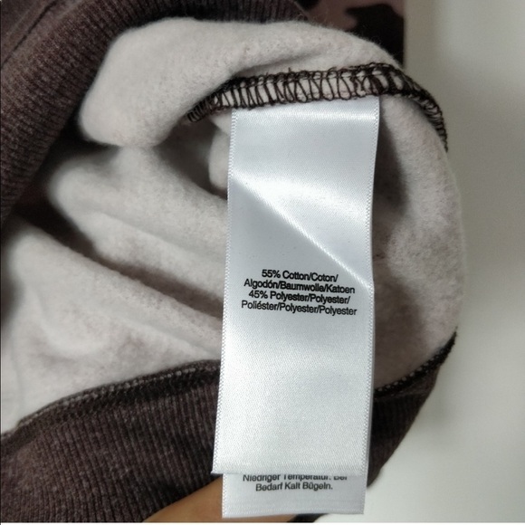 NEW Donna Karan Camo-Print Logo Pullover Sweatshirt - Picture 4 of 4